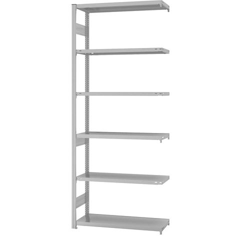 4061753027085 - eurokraft pro System-Steckregal Bauart mittelschwer kunststoffbeschichtet Regalhöhe 2500 mm Anbauregal Breite x Tiefe 1000 x 400 mm 4061753027085 - eurokraft pro System-Steckregal Bauart mittelschwer kunststoffbeschichtet Regalhöhe 2500 mm Anbauregal Breite x Tiefe 1000 x 400 mm