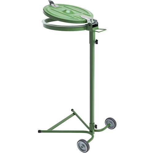 8594168470130 - Müllsackständer für Volumen 120 l 2-Rad-Fahrgestell grün Stahldeckel 8594168470130 - Müllsackständer für Volumen 120 l 2-Rad-Fahrgestell grün Stahldeckel