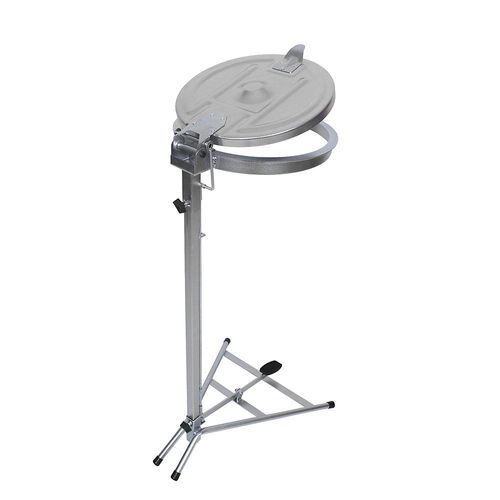 8594168470154 - Müllsackständer Standgestell für Volumen 120 l mit Pedal verzinkt Stahldeckel