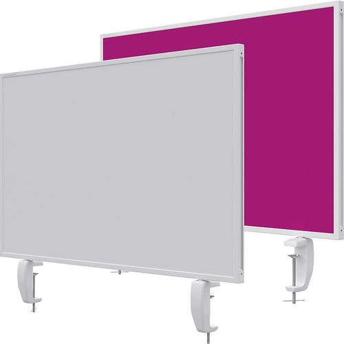 4013695064505 - magnetoplan Tischtrennwand VarioPin 1108018 800x500mm pink 4013695064505 Magnetoplan Holtz