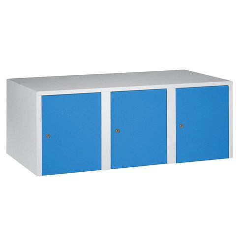 4250618223674 - Aufsatzschrank München 3 Abteile lichtblau Breite 1200 mm Wolf