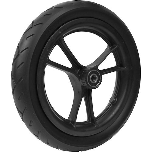 4061753239761 - Speichenrad mit PU-Bereifung Racingprofil Kunststofffelge Rad-ØxB 290 x 60 mm schwarz ab 4 Stk kaiserkraft
