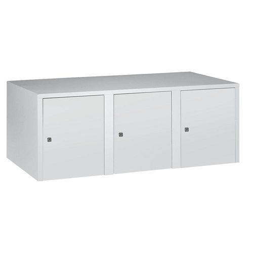 4250618223773 - Aufsatzschrank München 3 Abteile lichtgrau Breite 1200 mm Wolf 4250618223773 - Aufsatzschrank München 3 Abteile lichtgrau Breite 1200 mm Wolf