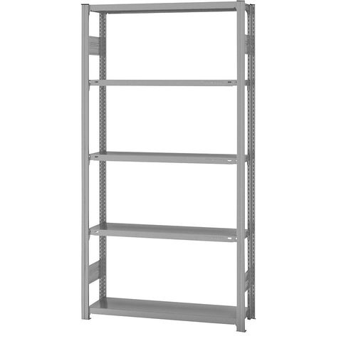 4061753026750 - eurokraft pro System-Steckregal kunststoffbeschichtet Bauart leicht Regalhöhe 2000 mm Grundregal Breite x Tiefe 1000 x 300 mm 4061753026750 - eurokraft pro System-Steckregal kunststoffbeschichtet Bauart leicht Regalhöhe 2000 mm Grundregal Breite x Tiefe 1000 x 300 mm