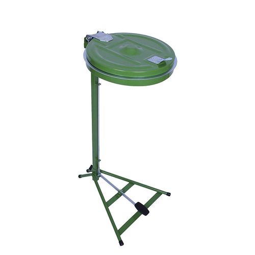 8594168470161 - Müllsackständer Standgestell für Volumen 120 l mit Pedal grün Stahldeckel 8594168470161 - Müllsackständer Standgestell für Volumen 120 l mit Pedal grün Stahldeckel