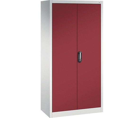 4025314092080 - Aktenschrank 9280-000 Stahl abschließbar 5 OH 93 x 195 x 50 cm rot lichtgrau 4025314092080 C+P-Möbel