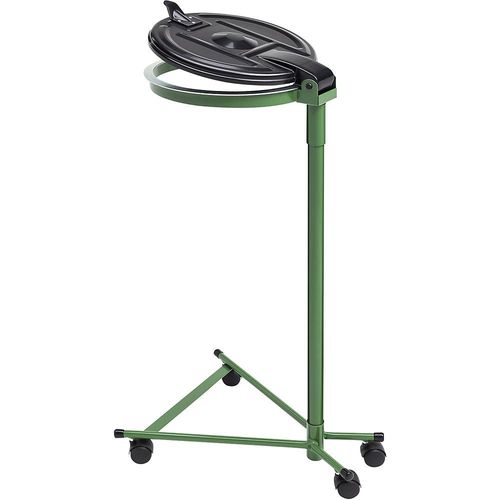 8594168470178 - Müllsackständer für Volumen 120 l 4-Rad-Fahrgestell grün Kunststoffdeckel 8594168470178 - Müllsackständer für Volumen 120 l 4-Rad-Fahrgestell grün Kunststoffdeckel