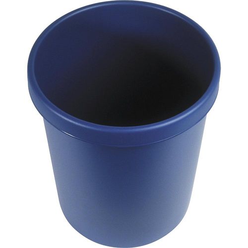 4012086051124 - helit Papierkorb aus Polyethylen Volumen 30 l VE 5 Stk HxØ 405 x 350 mm blau