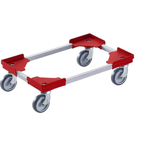 4061753114648 - EUROKRAFTbasic Profi-Fahrgestell Hybrid für Euroformat 600 x 400 mm rot ab 20 Stk