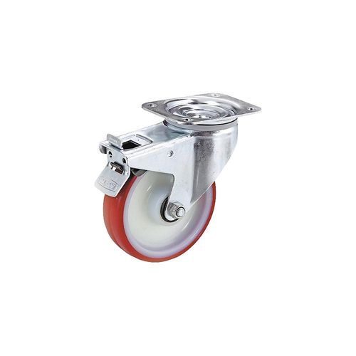 4031582369731 - TENTE Polyurethan-Reifen auf Polyamid-Felge Rad-Ø x Breite 100 x 32 mm Lenkrolle mit Doppelstopp 4031582369731 - TENTE Polyurethan-Reifen auf Polyamid-Felge Rad-Ø x Breite 100 x 32 mm Lenkrolle mit Doppelstopp