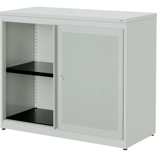 4250633331651 - mauser Schiebetürenschrank akustisch wirksam Kunststoffplatte HxBxT 830 x 1000 x 432 mm 1 Fachboden lichtgrau lichtgrau lichtgrau 4250633331651 - mauser Schiebetürenschrank akustisch wirksam Kunststoffplatte HxBxT 830 x 1000 x 432 mm 1 Fachboden lichtgrau lichtgrau lichtgrau