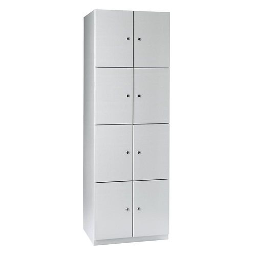 4250618228815 - Fächerschrank 8 Fächer 1800 x 600 x 500 mm Türen lichtgrau