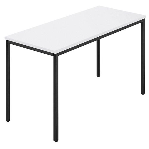 4250709201482 - Rechtecktisch Vierkantrohr beschichtet BxT 1200 x 600 mm weiß anthrazit 4250709201482 - Rechtecktisch Vierkantrohr beschichtet BxT 1200 x 600 mm weiß anthrazit