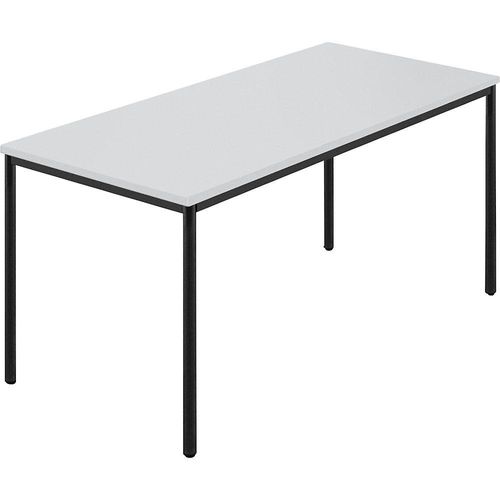 4250709202625 - Rechtecktisch Rundrohr beschichtet BxT 1500 x 800 mm grau anthrazit 4250709202625 - Rechtecktisch Rundrohr beschichtet BxT 1500 x 800 mm grau anthrazit