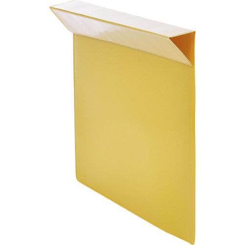 4004165004510 - Beschriftungstaschen VE 100 Stk für Holzaufsatzrahmen Papierformat DIN A5 gelb