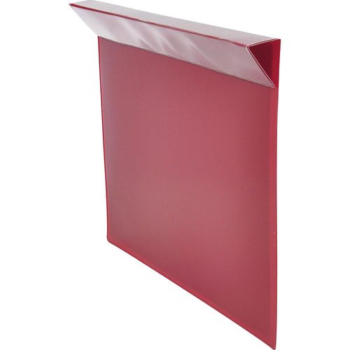 4004165004565 - Beschriftungstaschen VE 100 Stk für Holzaufsatzrahmen Papierformat DIN A4 rot 4004165004565 - Beschriftungstaschen VE 100 Stk für Holzaufsatzrahmen Papierformat DIN A4 rot