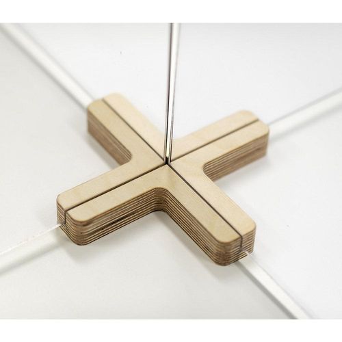 8712752109581 - Fußverbinder für Trennscheiben Kreuz-Form 4-Wege LxBxH 200 x 200 x 30 mm ab 10 Stk kaiserkraft 8712752109581 - Fußverbinder für Trennscheiben Kreuz-Form 4-Wege LxBxH 200 x 200 x 30 mm ab 10 Stk kaiserkraft