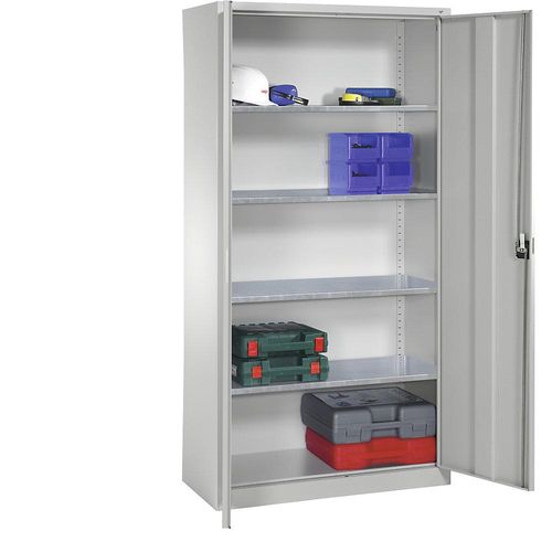 4065714656697 - Universalschrank Höhe x Breite x Tiefe 1950 x 950 x 420 mm lichtgrau ab 3 Stk C+P 4065714656697 - Universalschrank Höhe x Breite x Tiefe 1950 x 950 x 420 mm lichtgrau ab 3 Stk C+P