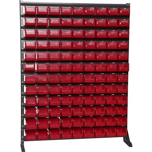4021508567204 - Kleinteileregal Breite 1020 mm mit Sichtlagerkästen HxT 1320 x 200 mm 4021508567204 - Kleinteileregal Breite 1020 mm mit Sichtlagerkästen HxT 1320 x 200 mm