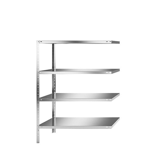 4021177029232 - Edelstahlregal Regalhöhe 1500 mm Anbauregal Breite x Tiefe 1100 x 600 mm 4021177029232 - Edelstahlregal Regalhöhe 1500 mm Anbauregal Breite x Tiefe 1100 x 600 mm