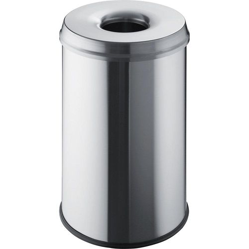 4012086061611 - helit Papierkorb the guardian 30 Liter Sicherheits-Papierkorb mit flammhemmendem Löschkopf Farbe edelstahl 4012086061611 - helit Papierkorb the guardian 30 Liter Sicherheits-Papierkorb mit flammhemmendem Löschkopf Farbe edelstahl