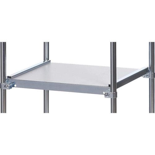 7330726214614 - Ablage mit Halterungen LxB 360 x 420 mm grau ab 5 Stk