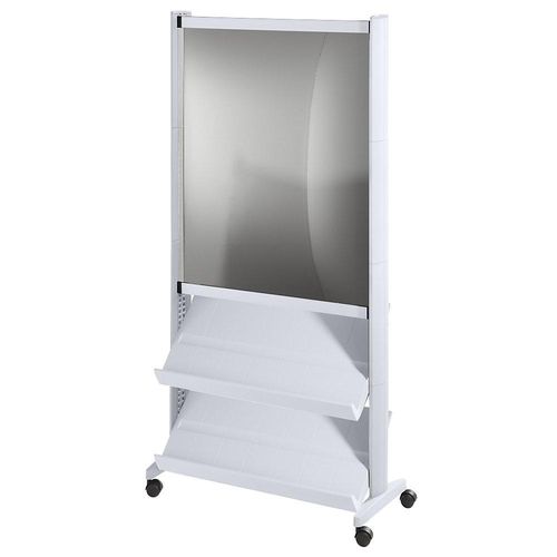 3660141881103 - EasyDisplay Prospektständer aus Polystyrol für 6 x DIN A4 alusilber alusilber 3660141881103 - EasyDisplay Prospektständer aus Polystyrol für 6 x DIN A4 alusilber alusilber