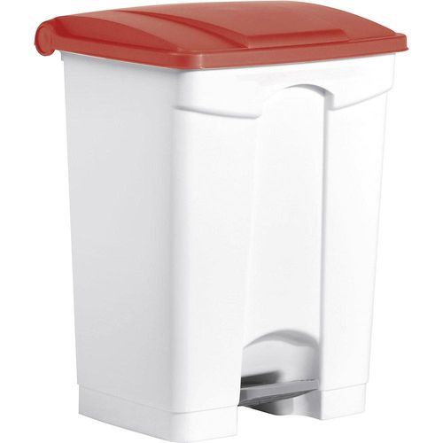 4012086080087 - helit Treteimer the step 70 Liter Hochwertiger Tretabfallbehälter aus stoßfestem Kunststoff Farbe rot 4012086080087 - helit Treteimer the step 70 Liter Hochwertiger Tretabfallbehälter aus stoßfestem Kunststoff Farbe rot