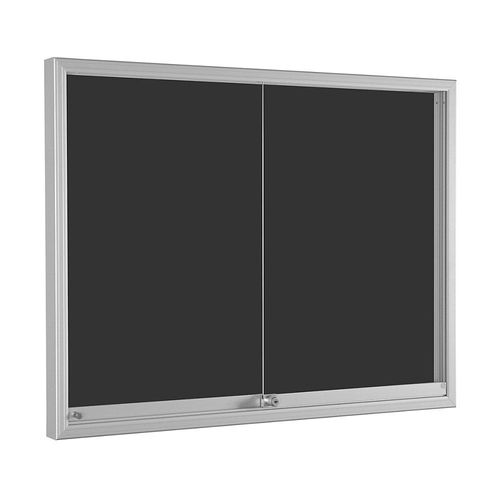 4260256790988 - Schaar - Schiebetürschaukasten BxTxH 973x55x748 mm din A1 quer Alu-Profile ESG-Glas Rückwand anthrazit inkl 10 Magnete + 1 Einstecktasche 4260256790988 - Schaar - Schiebetürschaukasten BxTxH 973x55x748 mm din A1 quer Alu-Profile ESG-Glas Rückwand anthrazit inkl 10 Magnete + 1 Einstecktasche