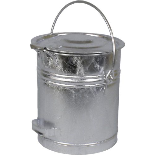4040136201700 - Eimer mit Scharnierdeckel aus Stahlblech Volumen 20 l H x Ø 340 x 280 mm ab 5 Stk kaiserkraft