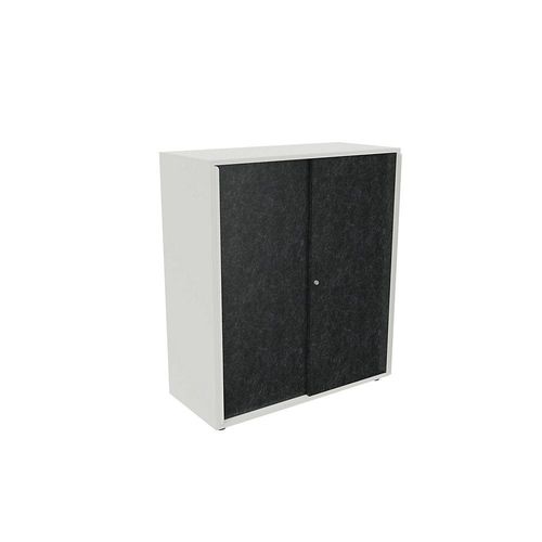 0089336799819 - Schiebetürenschrank NEOTEX mit Akustik-Front HxBxT 1150 x 1000 x 440 mm Front anthrazit kaiserkraft 0089336799819 - Schiebetürenschrank NEOTEX mit Akustik-Front HxBxT 1150 x 1000 x 440 mm Front anthrazit kaiserkraft