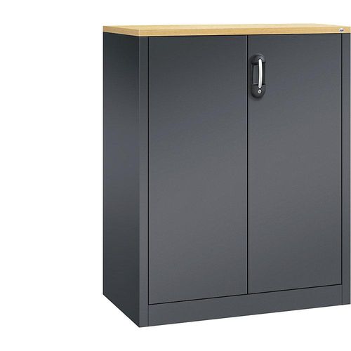 4055404478326 - ACURADO Akten-Sideboard 3 Ordnerhöhen HxBxT 1200 x 930 x 500 mm schwarzgrau schwarzgrau 4055404478326 - ACURADO Akten-Sideboard 3 Ordnerhöhen HxBxT 1200 x 930 x 500 mm schwarzgrau schwarzgrau
