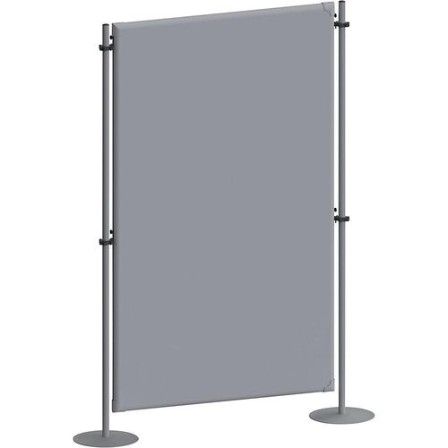 4061753278302 - eurokraft pro Akustik-Trennwand Textil Grundelement BxT 1000 x 280 mm grau 4061753278302 - eurokraft pro Akustik-Trennwand Textil Grundelement BxT 1000 x 280 mm grau