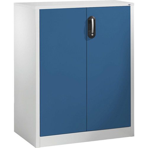 4025314167665 - ACURADO Akten-Sideboard 3 Ordnerhöhen HxBxT 1200 x 930 x 500 mm lichtgrau   enzianblau