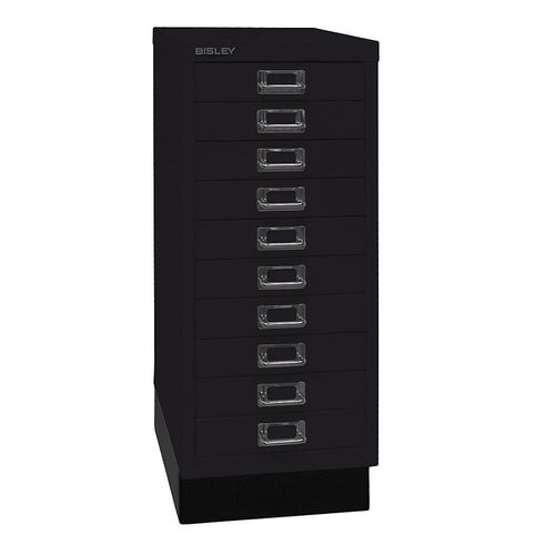 5020073736458 - Schubladenschrank MultiDrawer? 29er Serie L2910S833 Stahl 10 Schubladen (Vollauszug) A4 278 x 67 x 38 cm mit Sockel sch 5