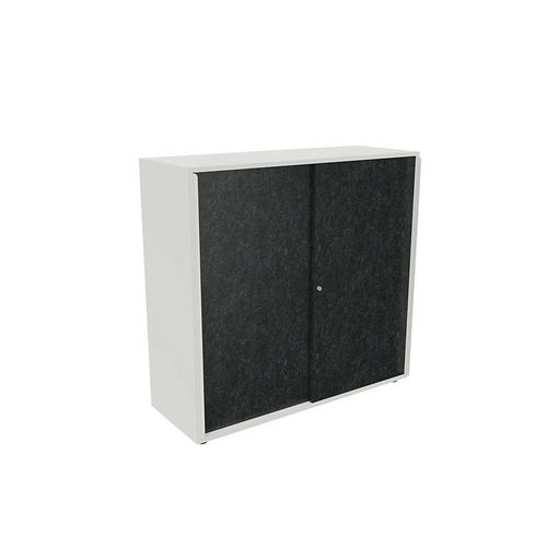 0089336799932 - Schiebetürenschrank NEOTEX mit Akustik-Front HxBxT 1150 x 1200 x 440 mm Front anthrazit kaiserkraft 0089336799932 - Schiebetürenschrank NEOTEX mit Akustik-Front HxBxT 1150 x 1200 x 440 mm Front anthrazit kaiserkraft