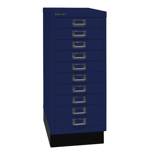 5020073736687 - Schubladenschrank MultiDrawer? 29er Serie L2910S839 Stahl 10 Schubladen (Vollauszug) A4 278 x 67 x 38 cm mit Sockel bla 5