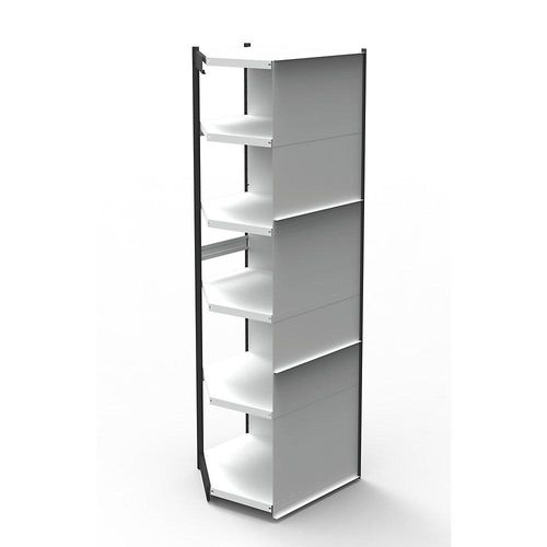 4044917046009 - Büro-Regalsystem mit Rückwand Regalhöhe 2250 mm Eck-Anbauregal Breite x Tiefe 670 x 300 mm kaiserkraft 4044917046009 - Büro-Regalsystem mit Rückwand Regalhöhe 2250 mm Eck-Anbauregal Breite x Tiefe 670 x 300 mm kaiserkraft