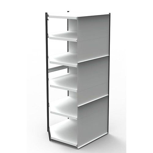 4044917046207 - Büro-Regalsystem mit Rückwand Regalhöhe 2250 mm Eck-Anbauregal Breite x Tiefe 870 x 500 mm kaiserkraft 4044917046207 - Büro-Regalsystem mit Rückwand Regalhöhe 2250 mm Eck-Anbauregal Breite x Tiefe 870 x 500 mm kaiserkraft
