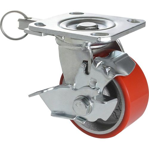 4001073035094 - Schwerlast-Lenk- Bockrolle 3 in 1 Tragkraft 230 kg Rad-Ø x Breite 100 x 50 mm ab 4 Stk Wagner
