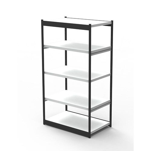 4044917034204 - Büro-Regalsystem ohne Rückwand Regalhöhe 1900 mm Grundregal Breite x Tiefe 750 x 500 mm kaiserkraft