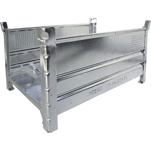 4251572704896 - Heson Langgutgestell mit 2 Längswänden LxB 1200 x 800 mm verzinkt ab 10 Stück