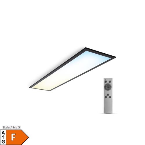 4057722008469 - Bklicht - led Panel flach 100x25cm Deckenleuchte 24W dimmbar Wohnzimmer Büro schwarz cct 4057722008469 - Bklicht - led Panel flach 100x25cm Deckenleuchte 24W dimmbar Wohnzimmer Büro schwarz cct