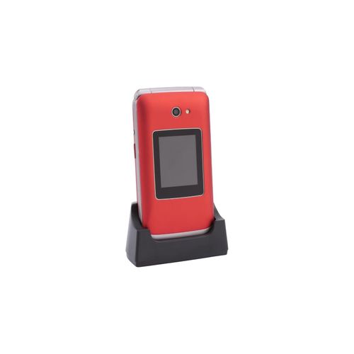 4030152952601 - Vitus 2G Klappbares Senioren Mobiltelefon mit Großtasten rot 4030152952601 - Vitus 2G Klappbares Senioren Mobiltelefon mit Großtasten rot