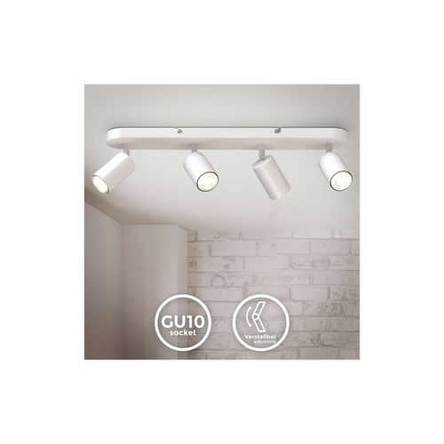 4057722007042 - Bklicht - led Spotleuchte schwenkbar Retro weiß GU10 Deckenlampe Flur Schlafzimmer Spot - 20 4057722007042 - Bklicht - led Spotleuchte schwenkbar Retro weiß GU10 Deckenlampe Flur Schlafzimmer Spot - 20