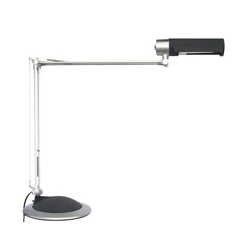 4002390029919 - LED-Tischleuchte MAULoffice dreh- & neigbarer Kopf Arm 950 Lumen Fußauswahl Höhe 540 mm Aluminium & Metall Silber-Anthrazit