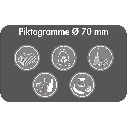4031068145484 - Aufkleber-Set für Abfallarten rund 5 Stück - Stumpf 4031068145484 - Aufkleber-Set für Abfallarten rund 5 Stück - Stumpf