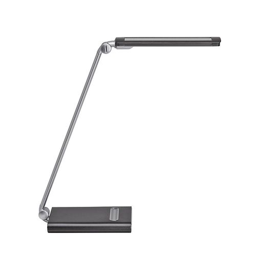 4002390058353 - Schreibtischlampe MAULpure 820 22 95 LED dimmbar mit USB-Ladeanschluss mit Standfuß silber 4002390058353 820 22 95 4002390058353 - Schreibtischlampe MAULpure 820 22 95 LED dimmbar mit USB-Ladeanschluss mit Standfuß silber 4002390058353 820 22 95