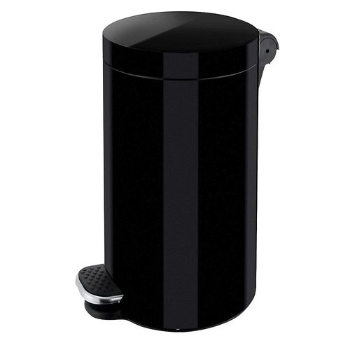 4260058031821 - Tretabfallbehälter Volumen 12 l HxØ 400 x 250 mm schwarz 4260058031821 - Tretabfallbehälter Volumen 12 l HxØ 400 x 250 mm schwarz