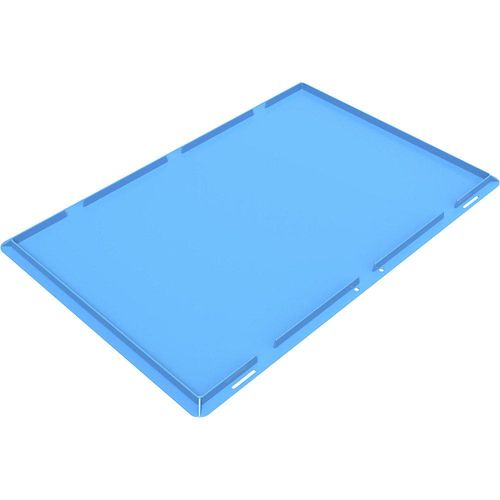 4250685154079 - Auflagedeckel für Faltbox blau LxB 600 x 400 mm ohne Verriegelung 4250685154079 - Auflagedeckel für Faltbox blau LxB 600 x 400 mm ohne Verriegelung